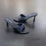 Guốc 7 phân & 5 phân bản ngang Annmodels chất liệu xi mờ kiểu dáng thời trang-G13XM