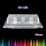 GO-153 / OPS-153 OPS Bakery Disposable Plastic  Food Container / Butter Cake / Nyonya Kuih / Hot Dog