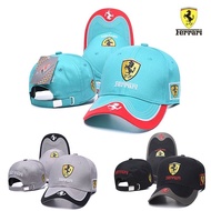 F1 Racing Hat Ferrari Adjustable Baseball Cap Outdoor Couples Visor Hats