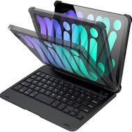 Wireless Bluetooth iPad Keyboard Case for iPad 10.2 9.7 Mini 6th Gen 2021 8.3 Inch iPad mini 5 4 with Auto Sleep/Wake Keyboard