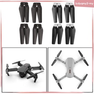 Curiosity 2 Pairs Propeller Props Blade for E88 Drone RC Quadcopter