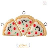 GILDAI Pizza Charms, 0.93 inch(23.5mm) wide (4.5mm) thick 30Pcs, Smooth and comfortable to touch 1.1