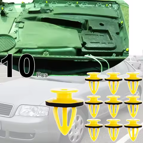 10Pcs For Audi A6 C5 C6 1997 - 2011 A3 8L A8 D3 A1 8X TT 8J Car Door Card Panel Trim Rivet Clip 1008