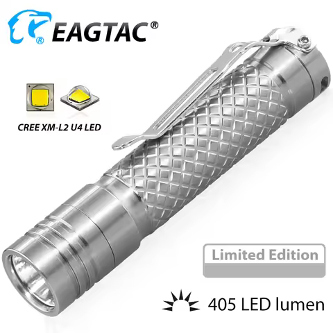 EAGTAC D3A TI XM-L2 Luminus SFT40 519A 4500K CRI93 SST20 4000K CRI95 LED Flashlight AA Battery EDC T