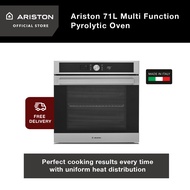 Ariston 71L Multi Function Pyrolytic Oven FI5 854 P IX A AUS + Free Delivery + Free Extendable Baking Tray (through Redemption)