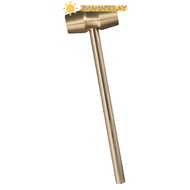 JIWANARCLAY Hammer, Yellow Brass Gavel, Judge Auction Prop Judge Hammers Company