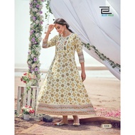 Anarkali Long Dress  Gown Cotton