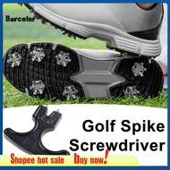 Golf Shoe Spike Tool Metal Pin Spike Wrench Golf Spike Wrench with Ergonomic Handle – Universal 2-pi