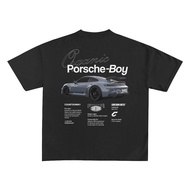 Kaos Oversize Tshirt 20s - Porsche 992 GT3 Boy V1 - Countdown Limited - Black T-shirt