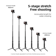 TELESIN Selfie Stick GP-MNP-090-S Aluminum for GoPro Hero Length 90 Cm. Comes With A Mobile Phone Ho