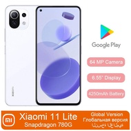 สมาร์ทโฟน Xiaomi Mi 11 Lite 5G 6.55Inch 5G 6/8GB + 128GB แบตเตอรี่4250MAh Snapdragon 780G 64MP NFC AMOLED แบบเต็มหน้าจอ