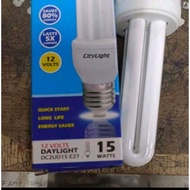 high quality citylight 12VOLTS 15w energy saver 2u CFL bulb daylight e27 bulb