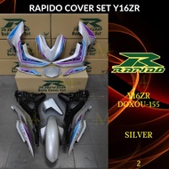 RAPIDO BODY COVER SET Y16ZR DOXOU 155 (2) - SILVER (STICKER TANAM/AIRBRUSH) COVERSET Y16