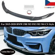 Front Bumper Lip for BMW M3 M4 F80 F82 F83 2015+ Diffuser Splitter Cover Gurad Protector Kits CS Sty