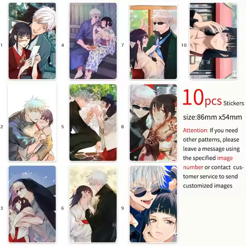 Iori Utahime Anime Character Game Stickers 10pcs Collection Backpack Decoration Peripheral Accessori