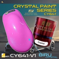 KAWAN PAINT - CY641 CRYSTAL SERIES BIRU KUNING HIJAU VIOLET V1 V2 V3 V4 SUPERSTAR PAINT SERIES SUPER
