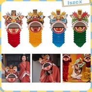 [Lszcx] Chinese Spring Festival Lion Dance DIY Crafts Lion Dance Head Cute Supplies Chinese New Year Decoration for Home Holiday