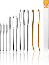 11pcs Large-Eye Blunt Needles, Stainless Steel Yarn Darning Needle Tapestry Needle Wool Needle Macra