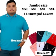 T-SHIRT POLO COLLAR LIST JUMBO SIZE XXL 3XL 4XL 5XL - BIGSIZE T-SHIRT - POLO SHIRT