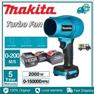 Makita Blower Cordless Heavy Duty Jet Blower Cordless Blower Angin Air Blower Turbo Jet Blower