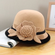 Mũ Len Thời Trang Cho Nữ Mũ Tròn Sang Trọng Mùa Thu Mùa Đông Mũ Hoa Mũ Lưỡi Trai Mũ Lưỡi Trai Rộng M