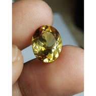 Golden Citrine Memonatural 11 x 9 x 5 mm 2.95 Ct Yellow Gold Amethyst Oval Cutting NTD YGL 2052