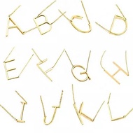 Alphabet Necklace Initial Necklace A - M Fashion Alphabet Necklace/ ImportedWanita