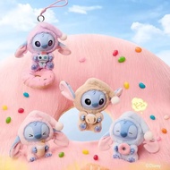 15cm Labubu Stitch Blind Box Plush Keychain Stitch Surprise Blind Box