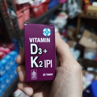 Ipi vitamin d3 + k2 Bottle of 25 tablet