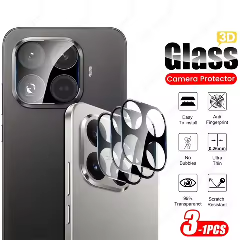 3-1Pcs 3D Curved Tempered Glass Camera Lens Protectors Case For Xiaomi15T Xiaomi Mi 15T 15 T Pro 15T