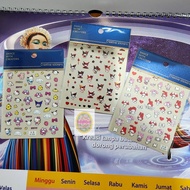 5D embossed nail art stickers, 5D embossed nail art stickers, sanrio pearl gem stickers