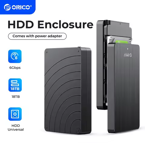 ORICO 6Gbps HDD Case 2.5 inch SATA to USB 3.1 Hard Drive Enclosure Compatible 7mm-9.5mm 2.5" SATA II