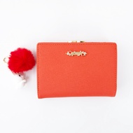 ST.JAMES กระเป๋าสตางค์หนังแท้/กระเป๋าสตางค์ใบสั้น แบบ 2 พับ ปิ๊กแป๊กข้าง รุ่น JUDY (มี 5 สี) | กระเป