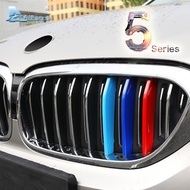 Car Front Grill Stripes Covers for BMW 5 Series GT F07 F10 G30 E60 Trim Stickers