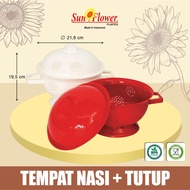 22cm Rice Container + Sun Flower Lid Rice Container Rice Container/