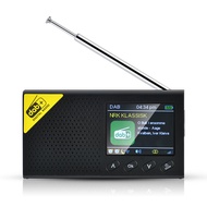 Portable Stereo Radio DAB FM AM Player Bluetooth Digital Radio Speaker 2.4 inch LCD Display Multifun