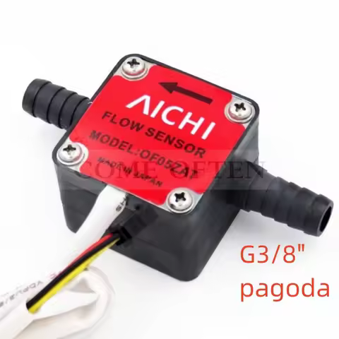 AICHI Gear Flowmeter OF05ZAT OF06ZAT Dishwashing Liquid High Viscosity Liquid Flow Sensor G1/2” G3/4