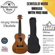 Angry bird 24”semisolid Ukulele
