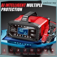 [AmlesoMY] Portable Car Battery Charger Fast Charge Device for Lead AGM GEL EFB CA Deep Cycle Wet Ce