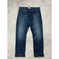 UNIQLO blue indigo denim
