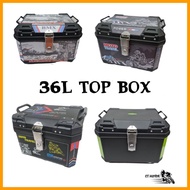 GS BLACK BOX GS Adventure TOP BOX ONLY 36L With Aluminium Premium Lock Motor Travel Box Motorcycle H