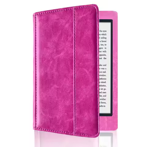 Case for 6" Kobo Touch 2.0 (Model:N587), Flip Folio Light Slim Durable Noble Leather Cover Portable 