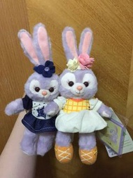 正版 全新 Stella Lou disney 牛仔連身裙 duffy friend 迪士尼 公仔 細公仔 有牌 鎖匙扣 吊飾 掛飾 小朋友 至愛 兔仔 StellaLou 史黛拉露芭蕾兔