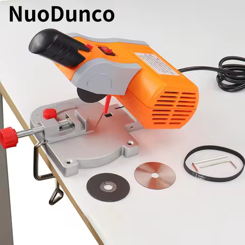 NuoDunco 2"0-45°Table Cutting Machine Bench Mini Miter Cut-off Chop Saw DIY Electric Cutting Saw for