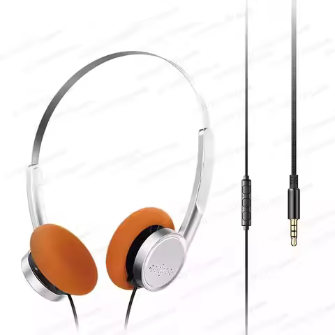 for Fiio SnowSky WIND ECHO MINI MP3 Wired Headphone Retro 40mm Dynamic Lightweight HIFI Earplugs 32Ω
