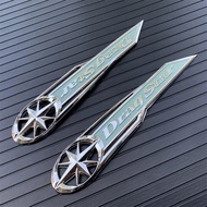 3D Chrome Fuel Tank Emblem Badge Sticker Decal ABS Drag Star Logo For Yamaha XVS250 XVS 250 400 650 