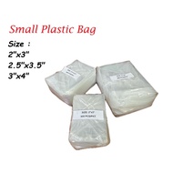 [READY STOCK] [500pcs 2''x3'' / 2.5"x3.5" / 3"x4" ][Plastik Kecil / Small Plastic Bag / Plastic Bag 