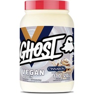 GHOST Vegan Protein Powder, Cinnabon - 2lb, 20g of Protein - Plant-Based Pea & Organic Pumpkin Prote