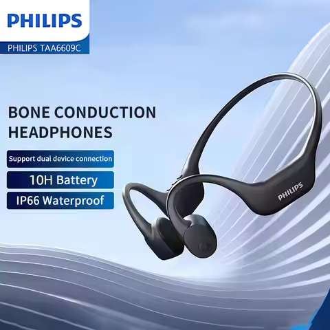 Philips TAA6609C Bone Conduction Sports Earphone Waterproof Sweatproof Headphone Support Dual Device