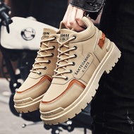 Martin Boots for Men Explosions Fall/winter Martin Boots Trend Fashion Bottom Tooling Boots Men